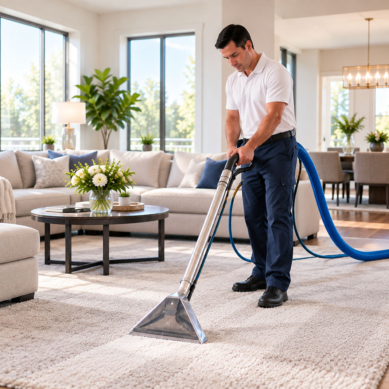 Professional carpet cleaning